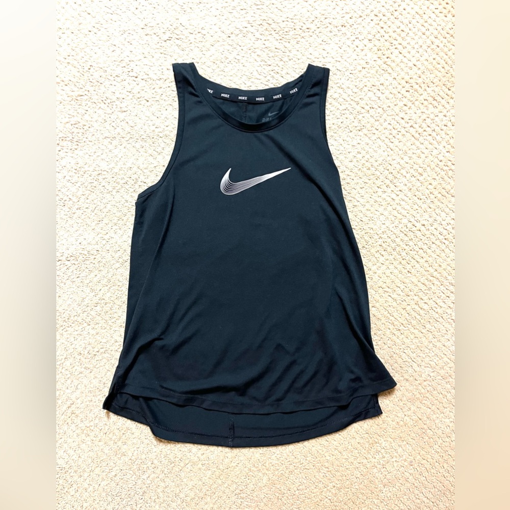 Nike Dri-Fit Standard Fit Black Tank Top Youth L